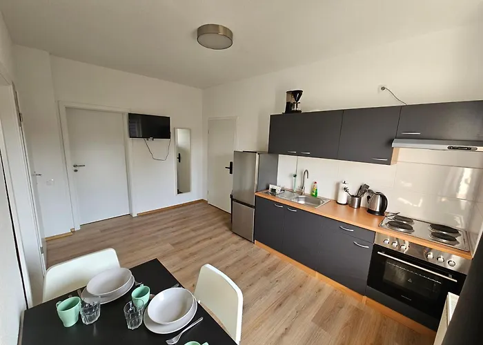 Daire High Moon House In Nienburg With Wifi